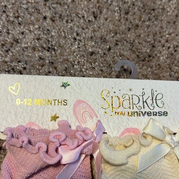 Sparkle My Universe Bow Socks - Picture 4 of 4